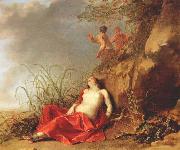 LISSE, Dirck van der Sleeping Nymph after 1642 oil painting reproduction